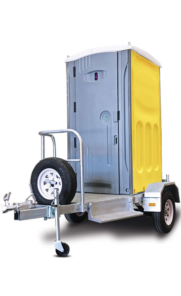 Billabong portable toilet on Neptune trailer mount
